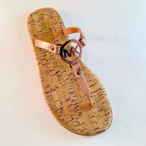 michael kors jelly cork sandals